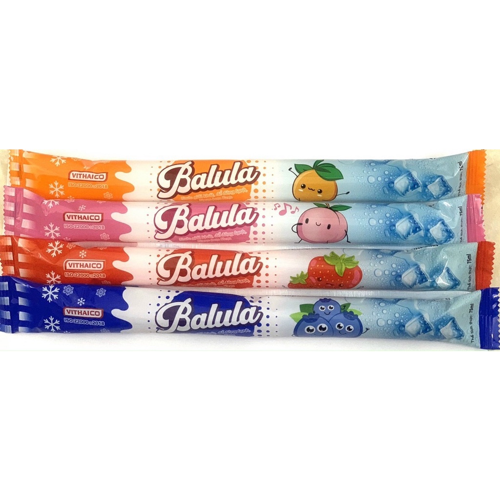 KEM ĐÁ - Kem bòn bon trái cây Balula Việt Thái 👉COMBO 20cây