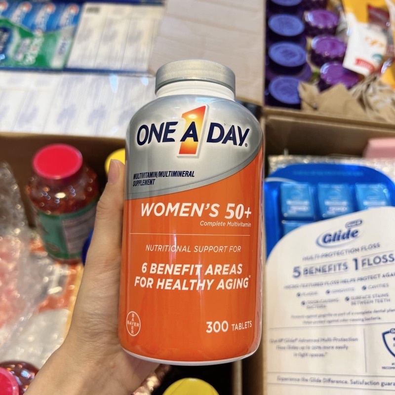 One A Day Women 50+ 300 viên - Vitamin tổng hợp cho Nữ TRÊN 50 tuổi