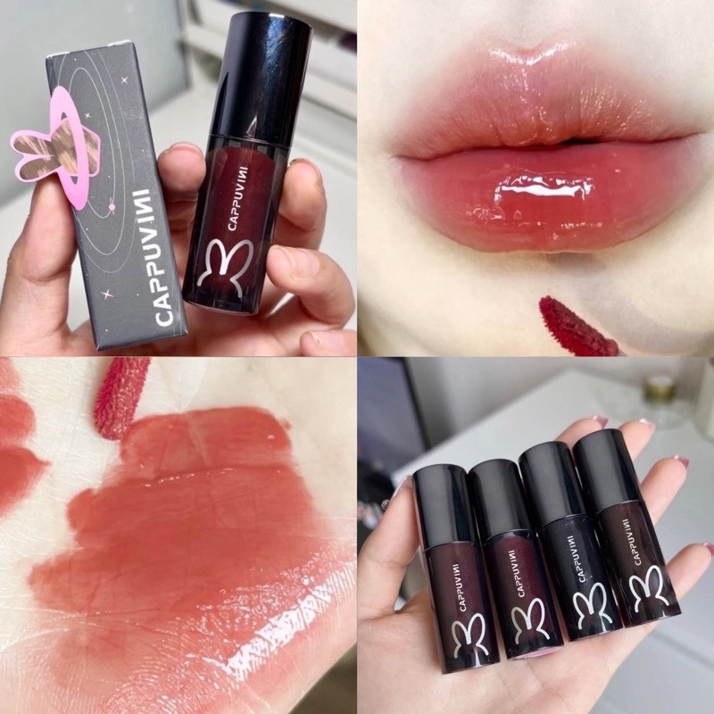 Son Cappuvini Thỏ đen tint siêu lì