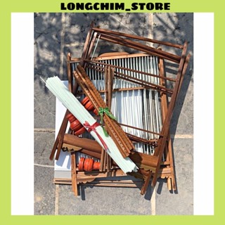 Khung lồng chim chào mào nan cáp quang tự ráp, chất liệu trúc già nan cáp quang chắc chắn