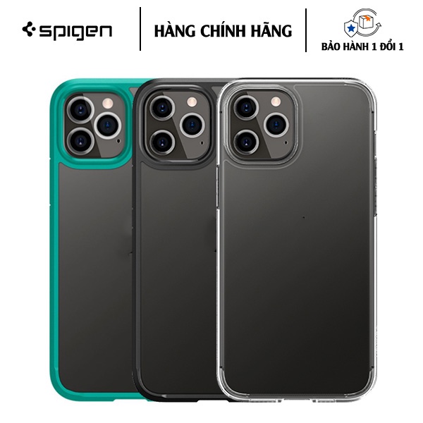 Ốp lưng iPhone 12 Pro Max/ 12 Pro/ 12 / 12 Mini Spigen Crystal Hybrid Mặt sau trong suốt như pha lê