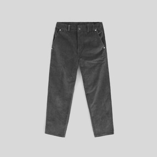 Quần dài corduroy relaxed pants / dark grey