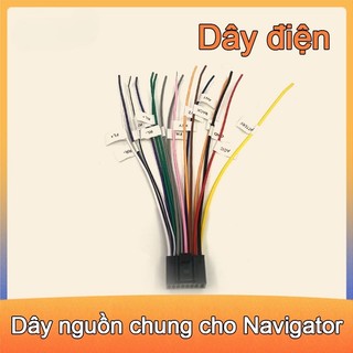 Car Navigation Universal Power Line Máy nghe nhạc xe hơi Radio Navigator Android Navigation