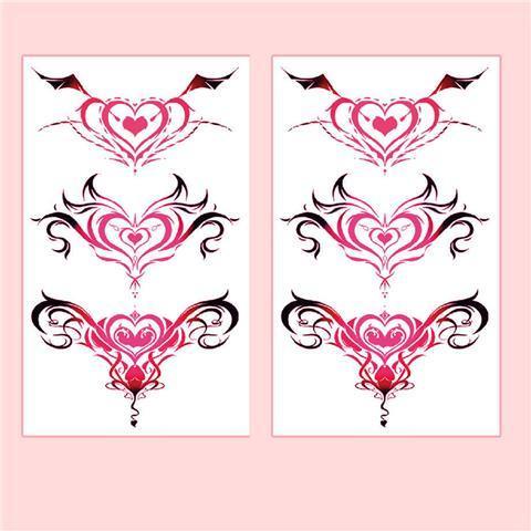 Succubus Mark Hình Dán Xăm Nữ Mắt Cá Chân Ngực Bụng Dưới Đùi Gợi Cảm Tư Người Lớn Bán Vĩnh Viễn Dạ Quang