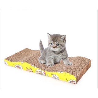 [LXPET] Đồ chơi mèo bàn cào hình sóng 45*24cm
