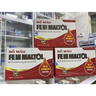 Viên uống bổ máu, bổ sung sắt cho cơ thể Fe III Maltol