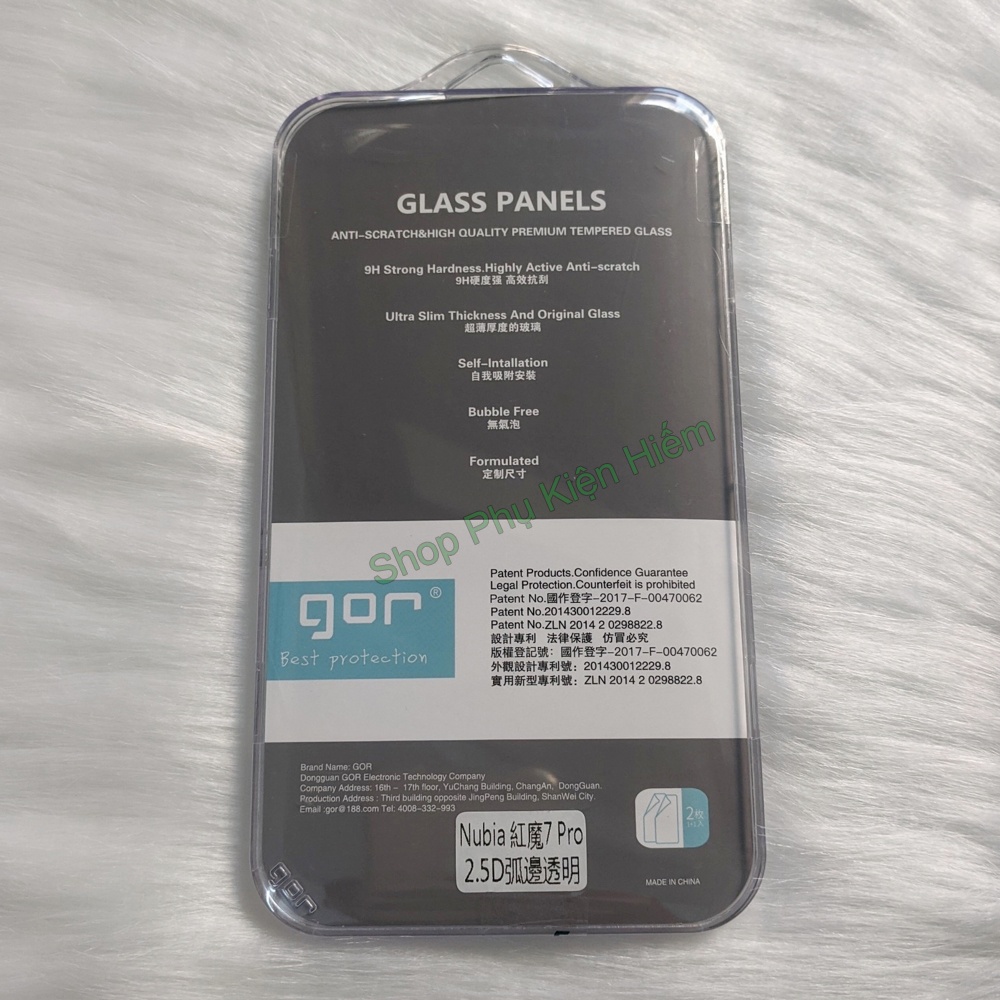 Kính cường lực Red Magic 7 Pro - Magic 7s Pro - Magic 8 Pro - Magic 8 Pro Plus - Z50 Ultra loại tốt Gor