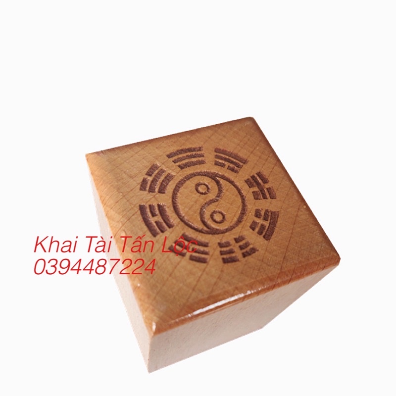 Con dấu , ấn gỗ khắc Diêu Trì Kim Mẫu