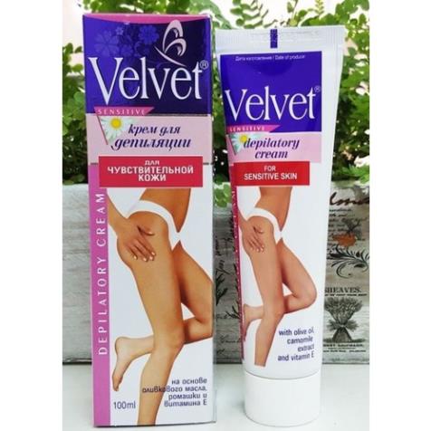 Kem Tẩy Lông Stella Velvet Depilatory Làm Mềm Da và Giảm Lông 100ml Nga