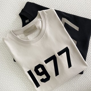 Áo thun tay lỡ 1977, áo phông unisex form rộng chất liệu cotton phong cách basic hai màu đen trắng cực dễ phối cbmhome