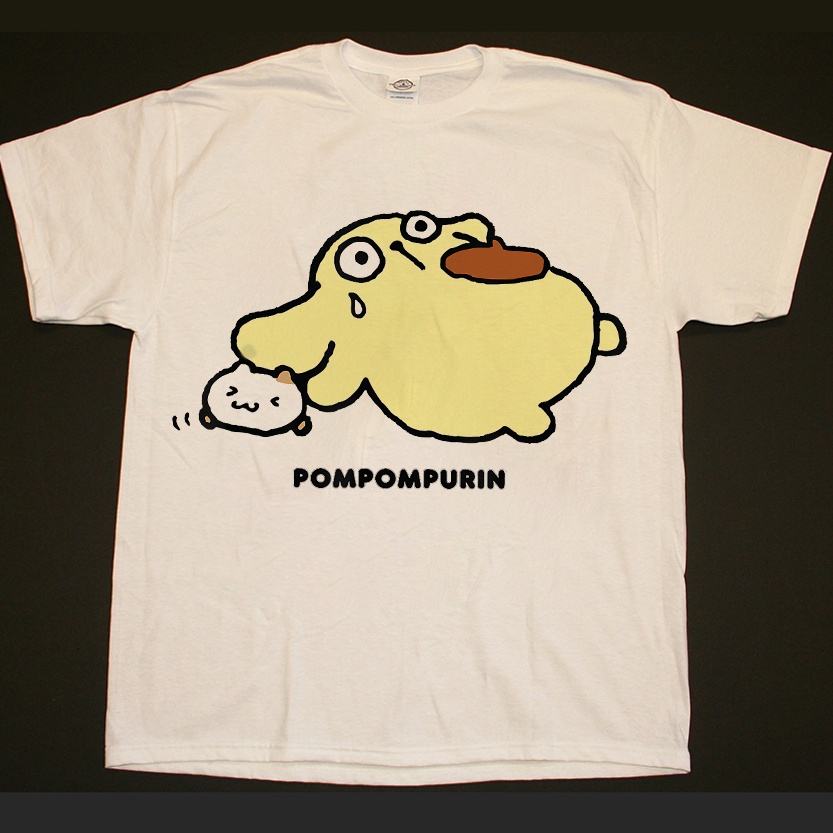 Áo Thun Hoạt Hình Pompompurin Nhật Bản Dễ Thương Unisex Nam Nữ