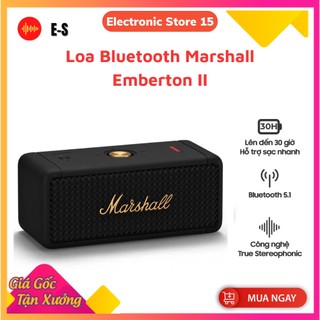 Loa bluetooth marshall emberton ii , loa marshall emberton 2 công suất 20w siêu trầm, kháng nước, bụiip67