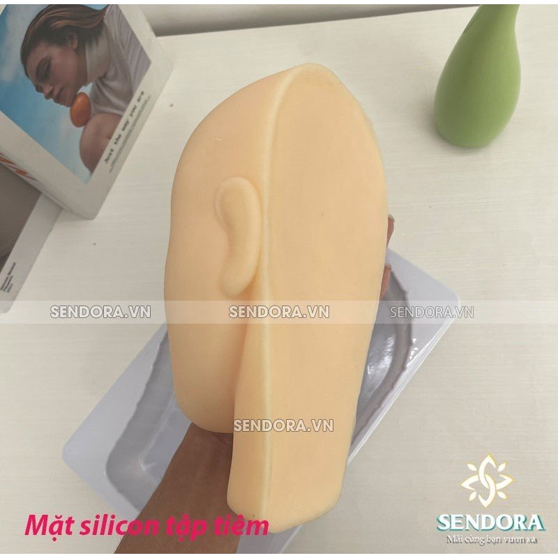 Đầu Manocanh silicon siêu mềm học tiêm filler, căng chỉ, Đầu canh silicon dẻo Hàng loại 1