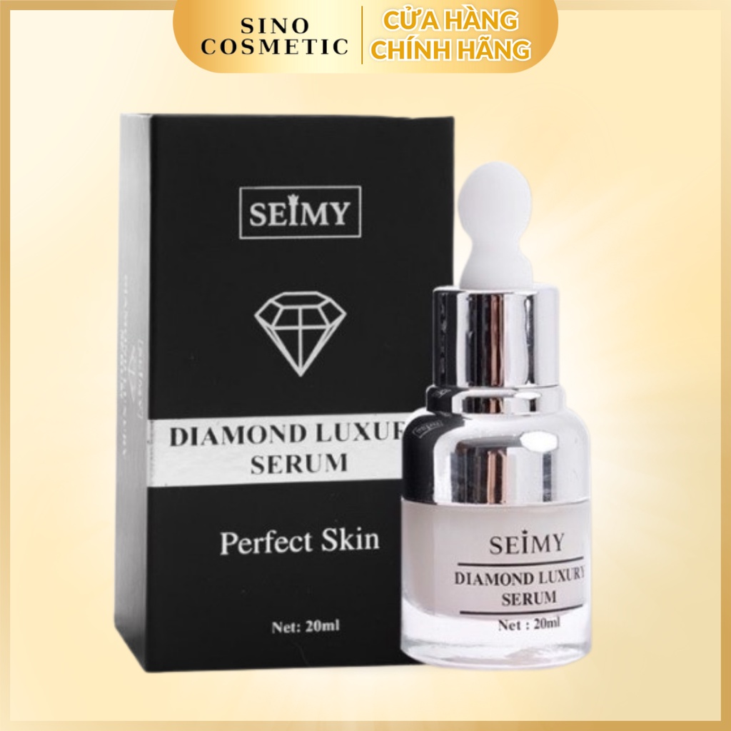 Serum tinh chất dưỡng da nhau thai cừu Seimy - Diamond Luxury 20ml cấp ẩm, dưỡng trắng, mờ nám, giảm mụn thâm