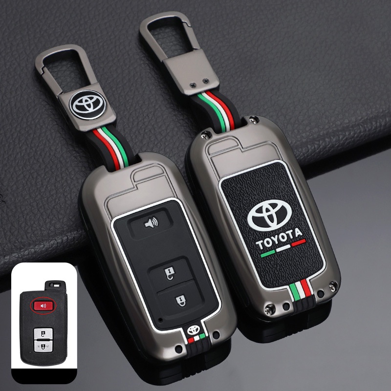Bao Da, Vỏ Bảo Vệ, Ốp Chìa Khóa, Bọc Chìa Khóa Phản Quang Dùng Cho Xe Ô Tô Toyota Altis 2019, Highlander, Camry 2014