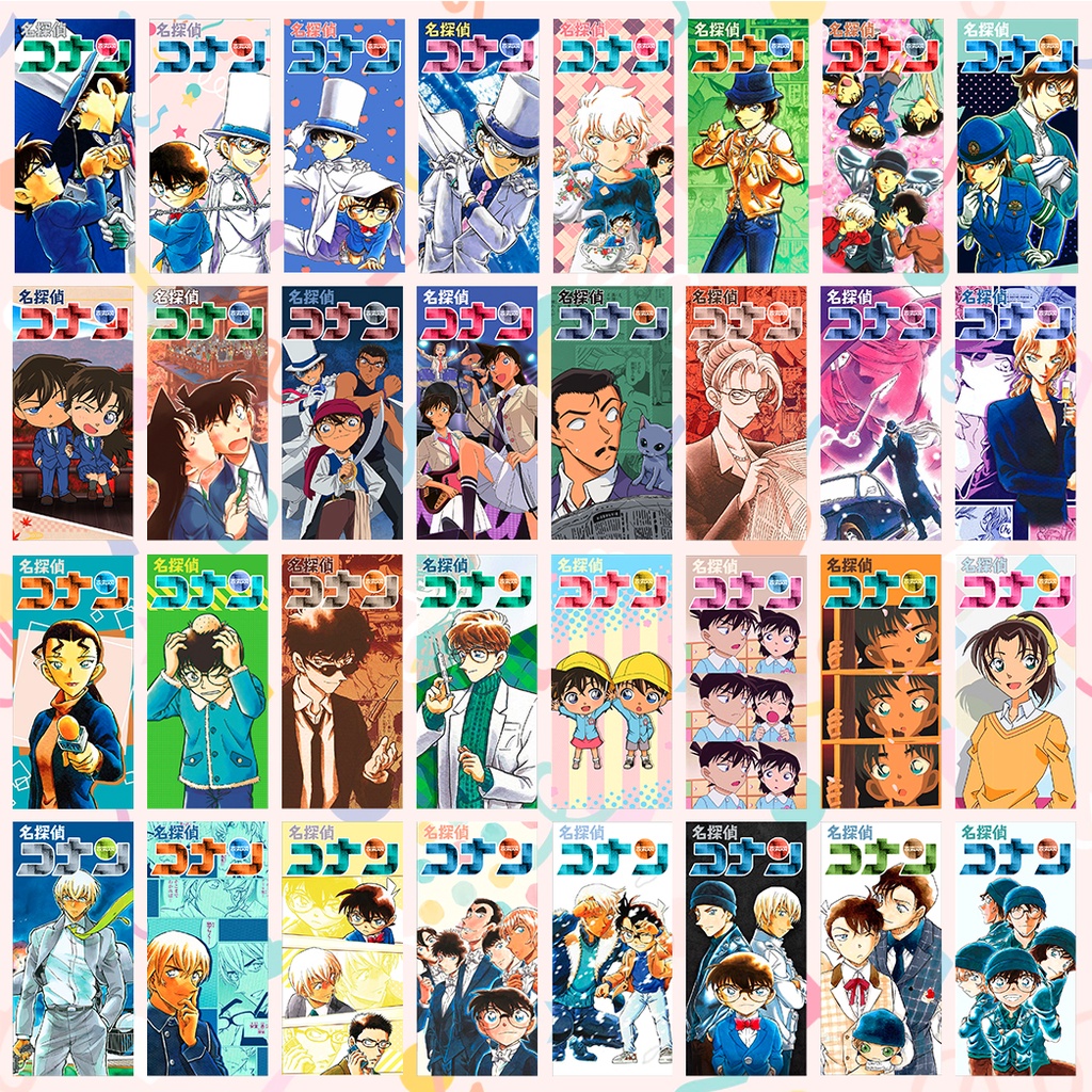 COMBO 2 CÁI bookmark CONAN và các nhân vật khác -nhiều mẫu - bookmark anime manga THÁM TỬ LỪNG DANH xinh xắn dễ thương