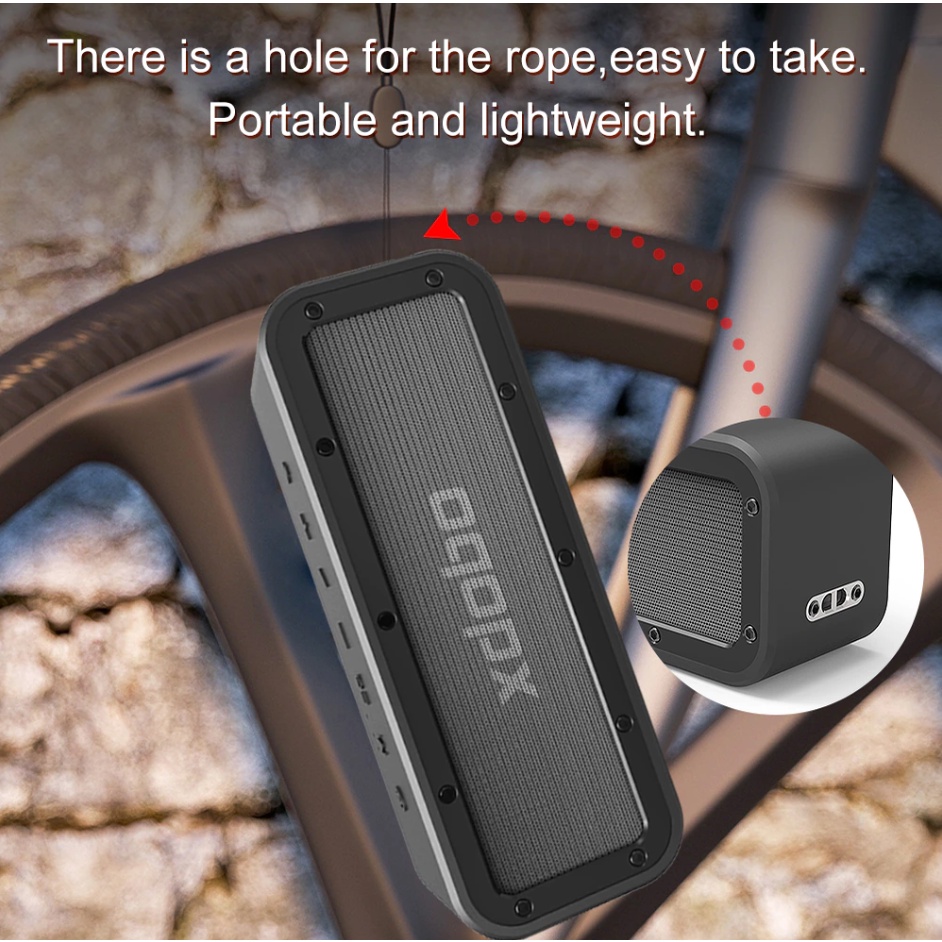 Loa Bluetooth 5.0 Siêu Trầm Xdobo Wake 1983 Công suất 50W Hỗ trợ DSP, TWS, Thẻ, Chống nước IPX7 - Bảo hành 12 tháng