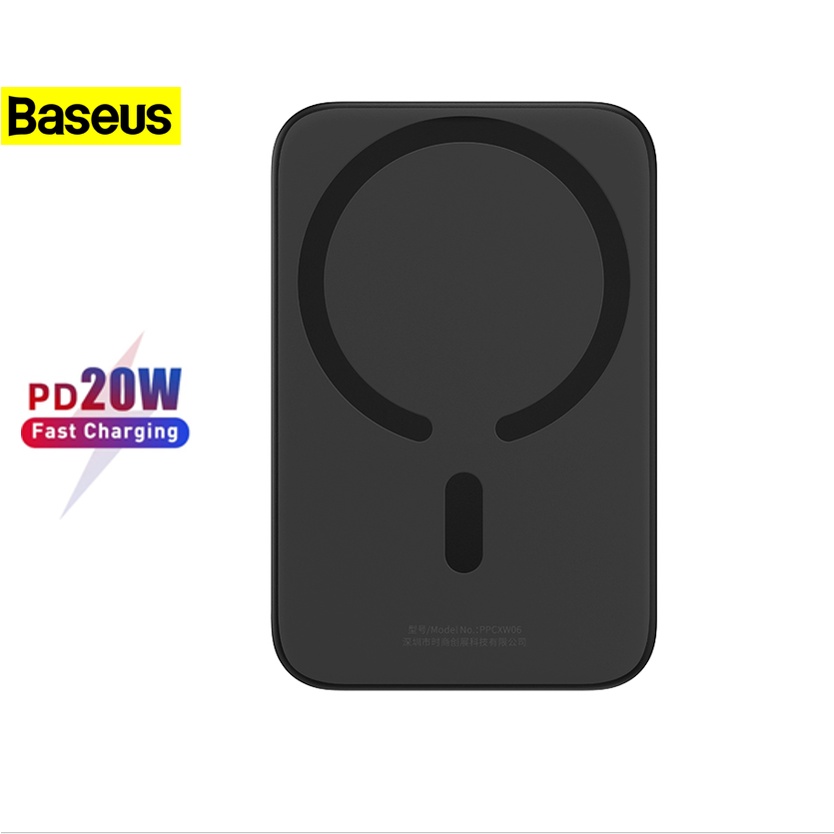 Pin dự phòng không dây Baseus sạc nhanh 20W 10000mAh nhỏ gọn tiện lợi cho IP 11 12 13 14 Promax