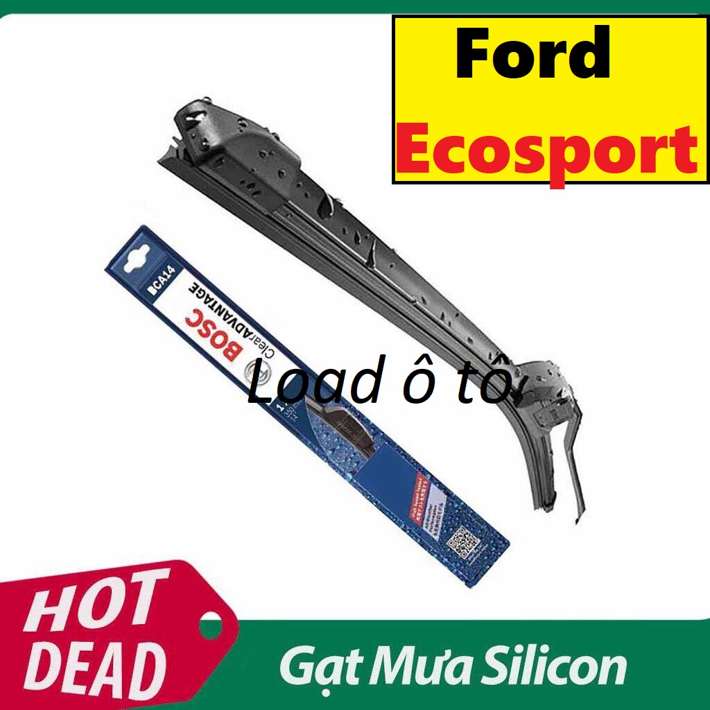 Bộ 02 Gạt Mưa Silicon Xe Ford Ecosport gạt mềm không xương chính hãng Bosch Cao Cấp