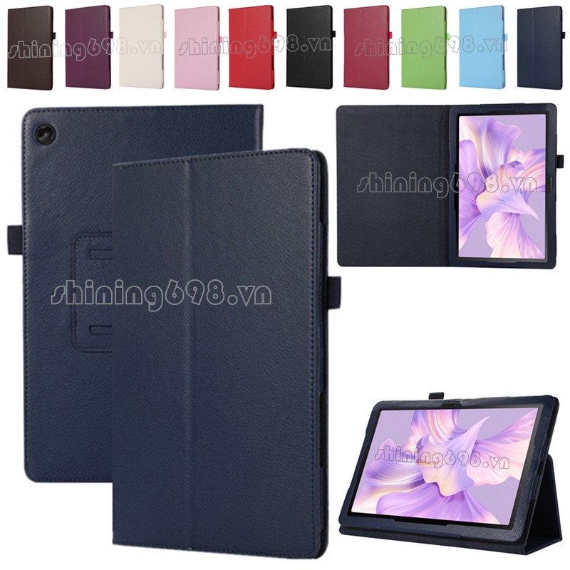 For Lenovo Tab M10 Plus 3rd Gen 10.6 TB-125F TB-128F Xiaoxin Pad 2022 Litchi Pattern Flip Case Foldable Bracket Cover