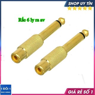 Rắc 6 ly ra av - đầu chuyển đổi giắc cắm âm thanh chất lượng cao[giá 1 cai