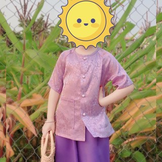 Rập giấy bộ bà ba cho bé