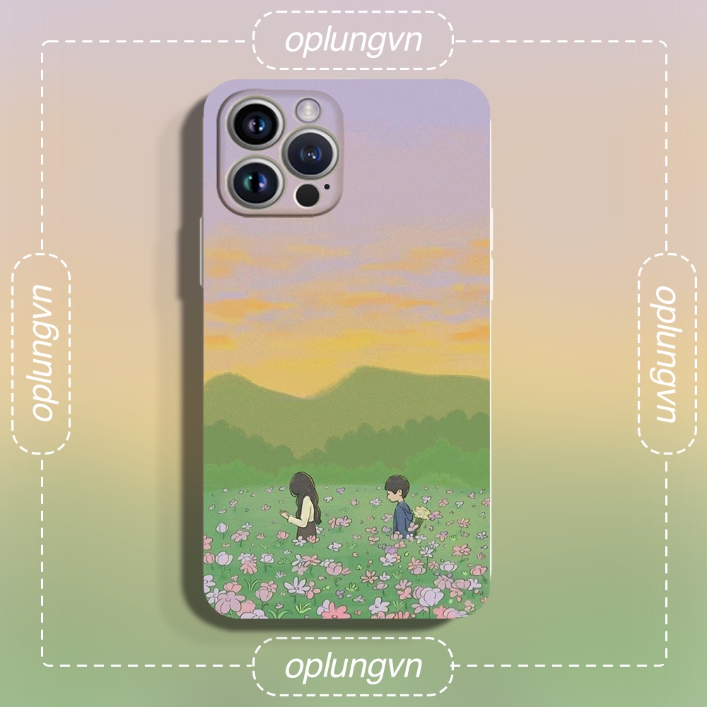 Ốp iphone dẻo BCV Vườn Hoa Lãng Mạn cho 11/11pro/11promax/6/7/8/plus/splus/x/xs/xr/xsmax/12/13/pro/promax e2554