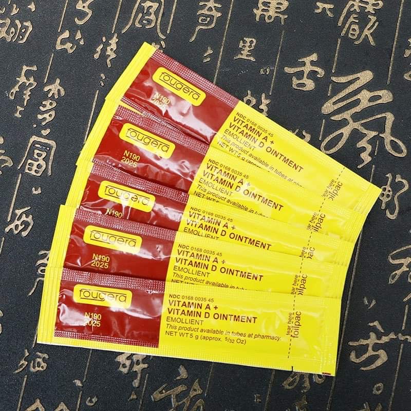 (1 Gói) dưỡng Vitamin AD dưỡng AD sau phun xăm, vitamin A D phục hồi dưỡng ẩm