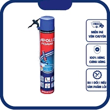 Chai bọt xốp cách âm, cách nhiệt APOLLO Foam 750ml dùng tốt dùng xịt trang trí gương,trang trí phòng ngủ -keo bọt xịt