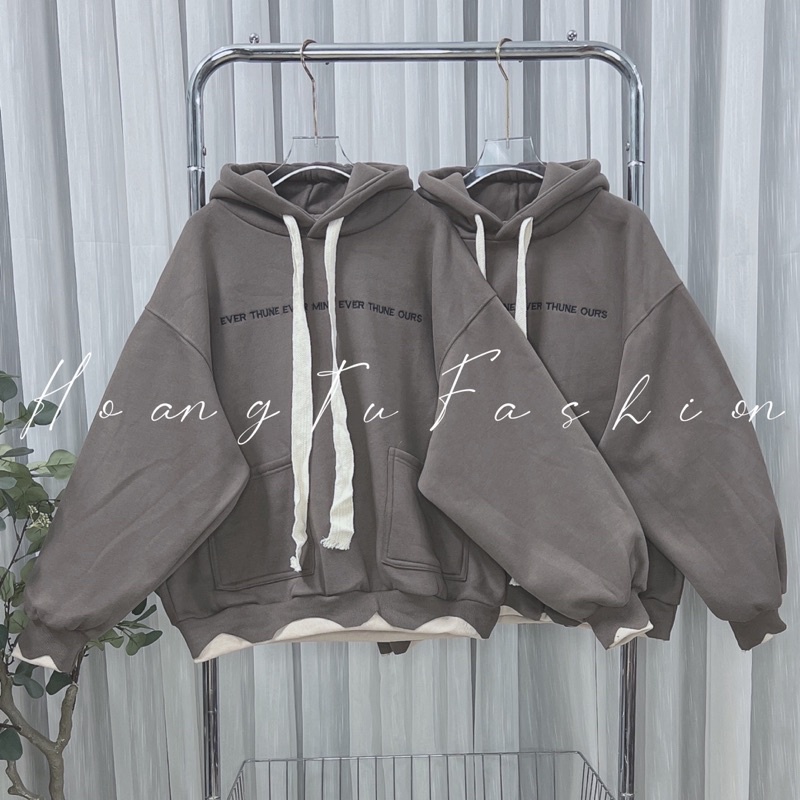 Áo hoodie nỉ bông Shop No.17 chữ thêu M673