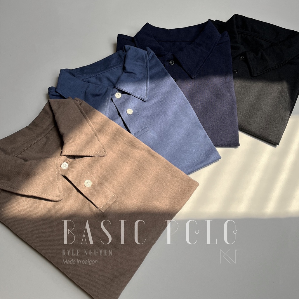 Áo thun polo cotton _ BASIC POLO’s KN