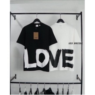 Áo thun nam nữ burberry chữ love, áo thun burberry love phong cách luxury ,áo buberry love hót 2023 egstore