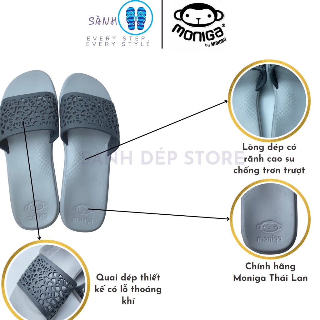 Dép quai ngang nữ Thái Lan làm từ cao su siêu êm ái, mát mẻ, dành cho chân siêu nhỏ, size từ 36 đến 39