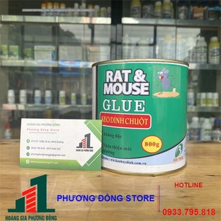 Keo chuột lon (hộp 800g) dính chuột