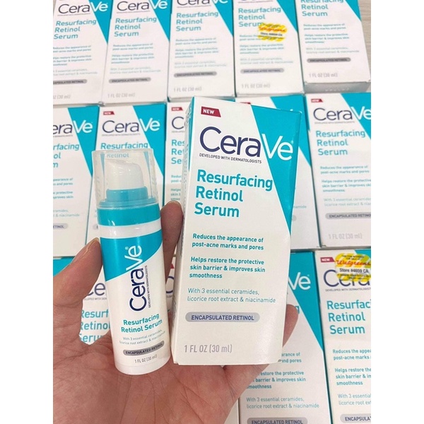 Tinh chất serum retinol tái tạo da mờ thâm nám CERAVE 30ml