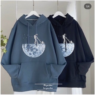 Áo khoác hoodie nam nữ chất nỉ hình in phi hành gia 2023 777tphoodie346