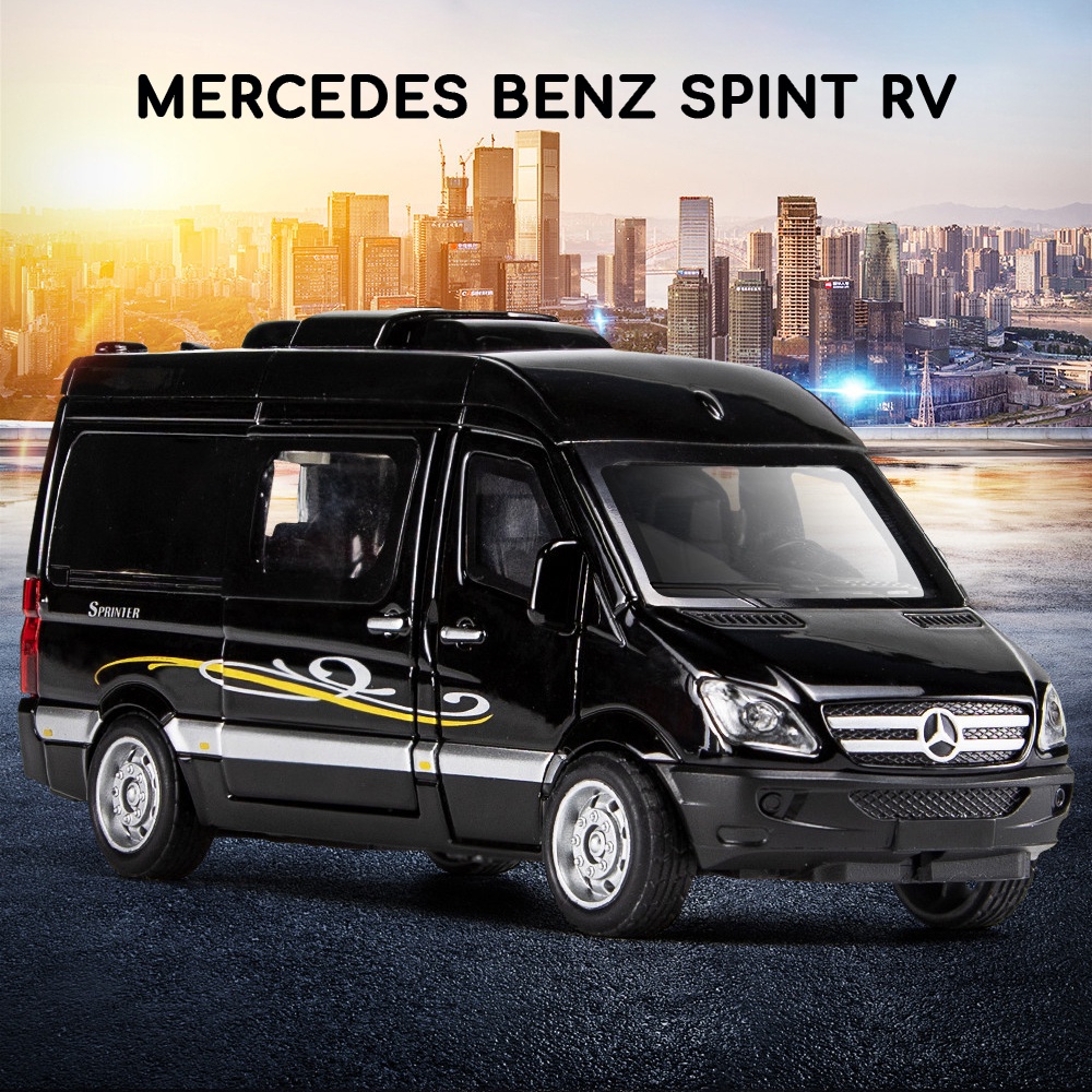 Xe mô hình Mercedes Ben Spiner 16 chỗ tỉ lệ 1:32