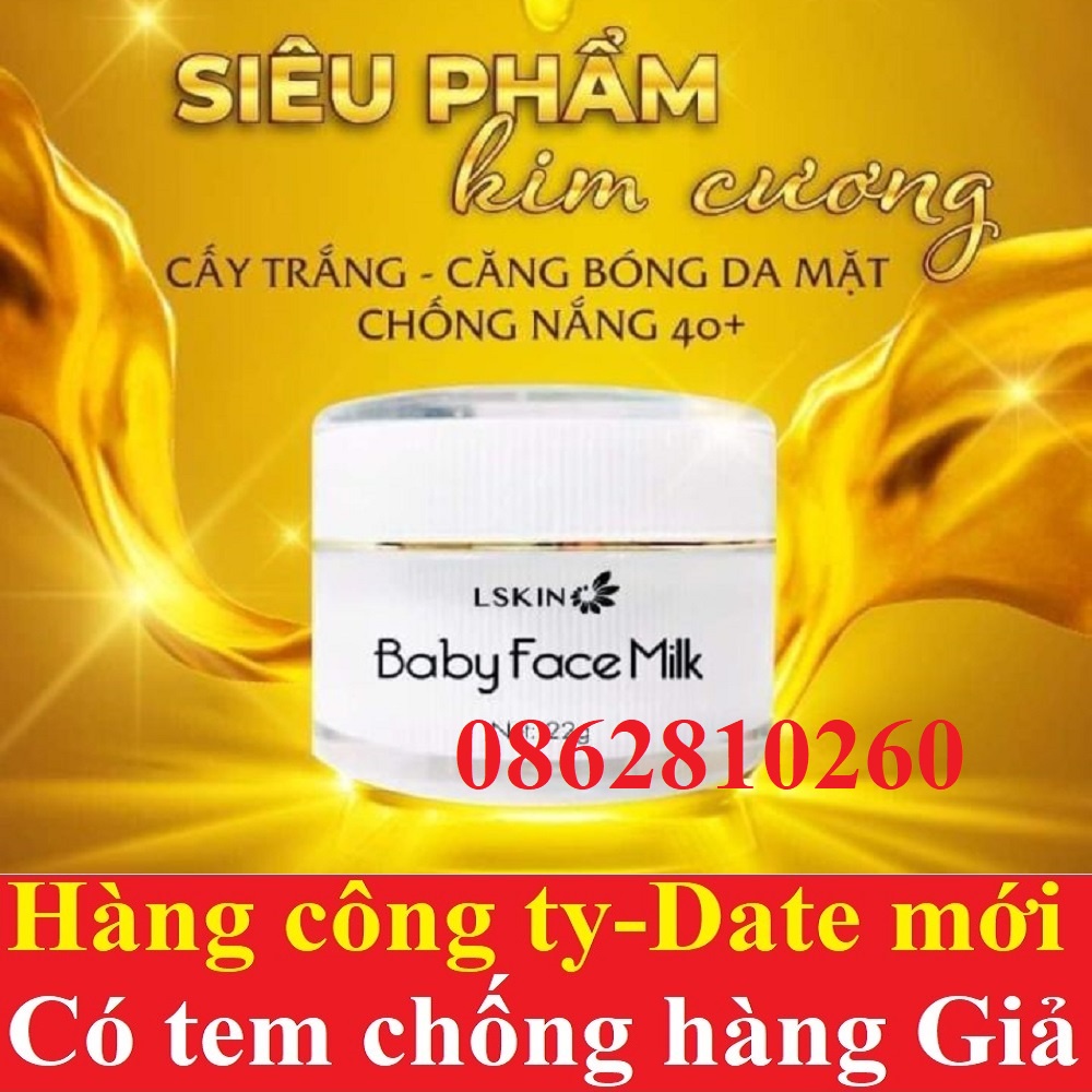 Kem baby face milk cấy trắng mặt Đan thy