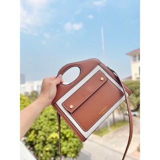 Túi BB R pocket da viền quai xách fullbox