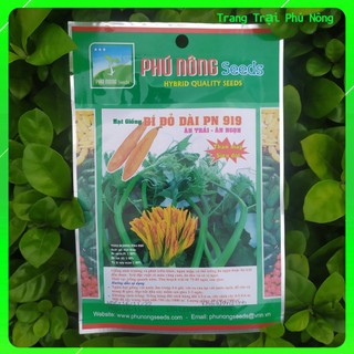Hạt Giống Bí Đỏ Dài ( Bí Sáp) PN 919 Phú Nông - Gói 10g - Ăn Lá Ăn ngọn