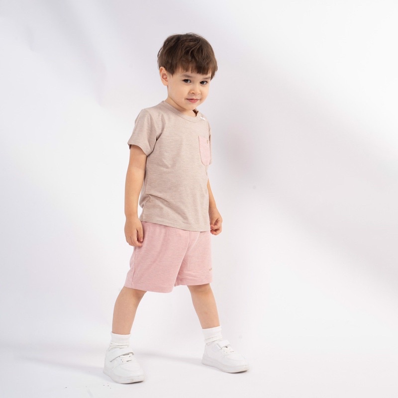 Bubaby-Bộ ngắn tay cài vai - Bambus BBB130103