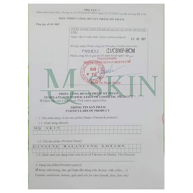 Tái Tạo Da BB Cream MQSKIN Chính Hãng