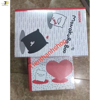 5 quyểnTập sinh viên MonoKuro Boo Vibook 200 trang kẻ ngang