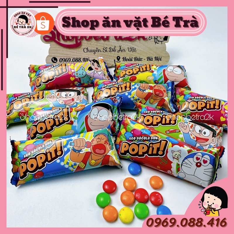 Kẹo socola sữa Popit (gói 12gr)