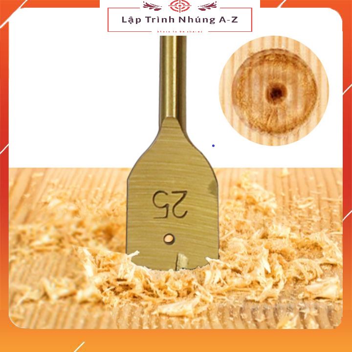 [Lập Trình Nhúng A-Z] Bộ 6 Món Mũi Khoan Đuôi Cá Chuyên Dụng