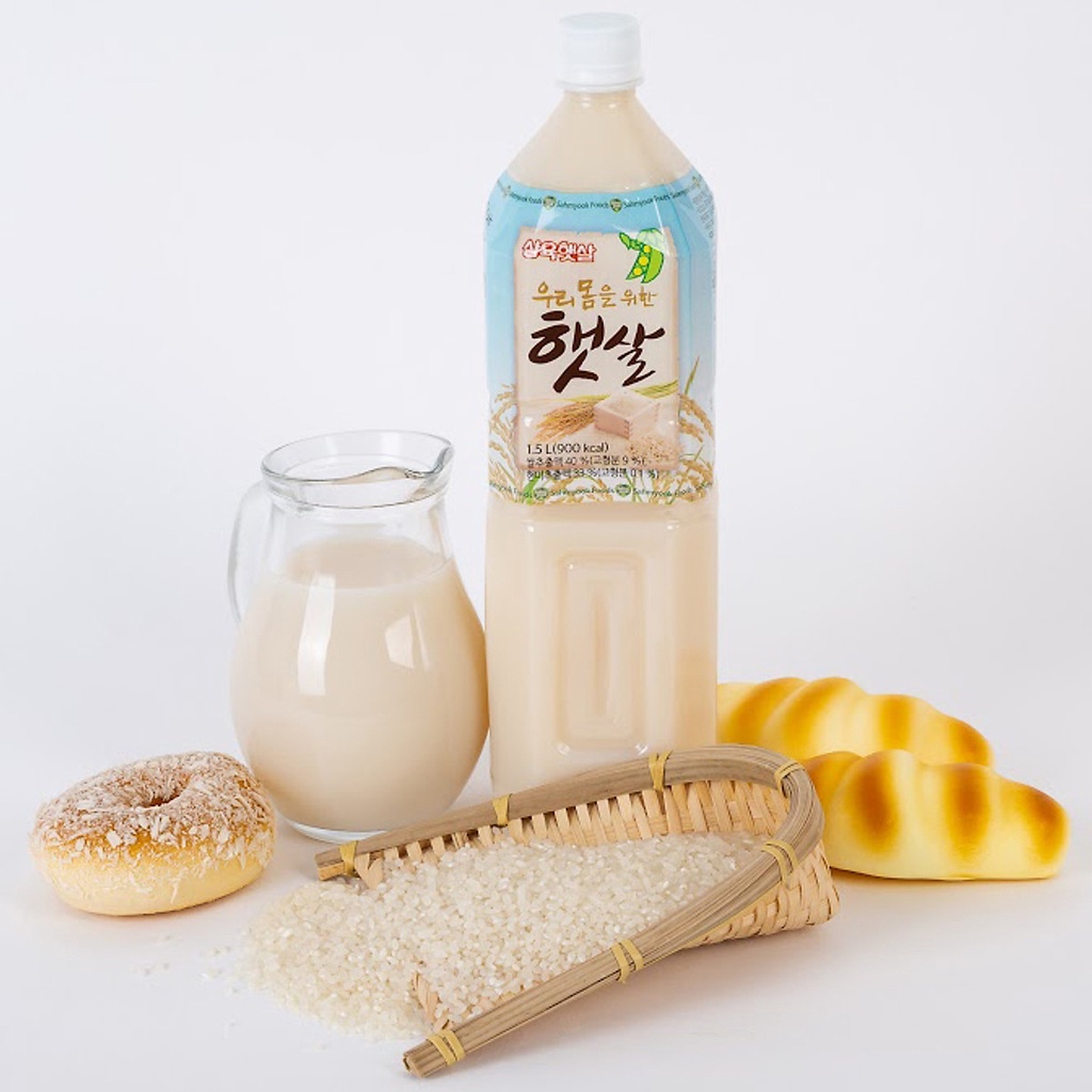 DATE MƠI  SỮA GẠO - NƯỚC GẠO HÀN QUỐC SAHMYOOK- CHAI 1,5 lít