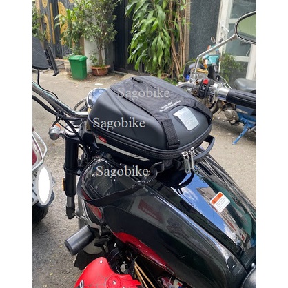 Túi gài bình xăng XSR 155, túi gài bình xăng tanklock givi ST602B kèm ngàm gắn XSR 155