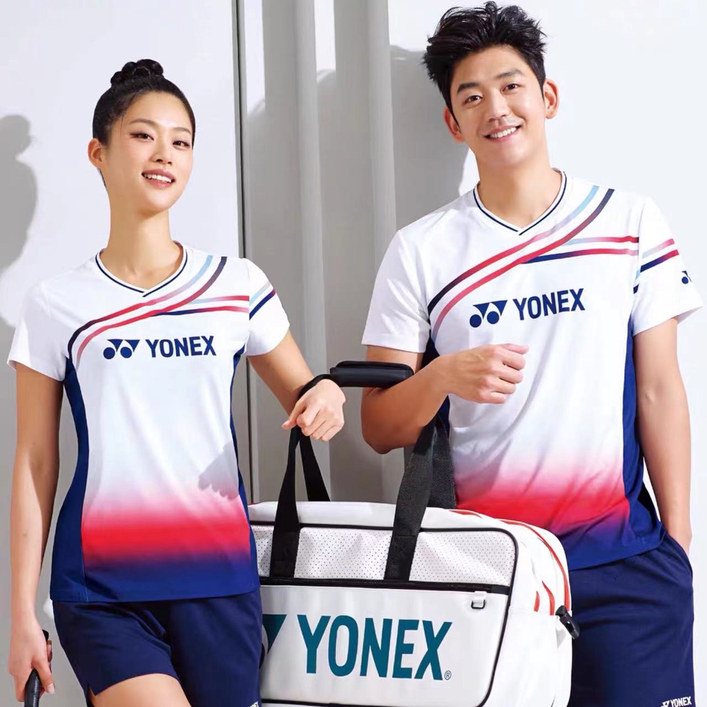 Áo Thun Thể Thao Cầu Lông Tay Ngắn Mau Khô Cho Nam Và Nữ YONEX