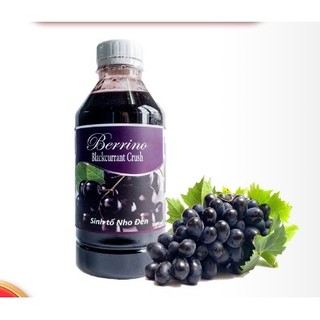 Sinh Tố Berino Nho đen  chia 100g làm sữa chua, trà sữa, pha chế......