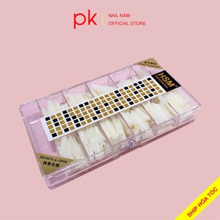 Hộp móng tip, móng nối thang Lotus cao cấp hộp 500 móng đủ size từ 0-9